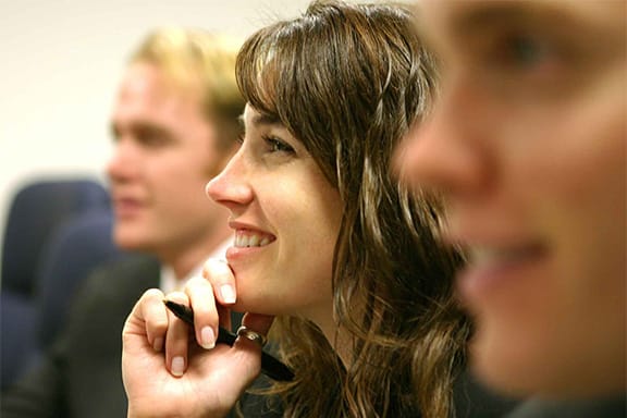 Woman Paying Attention